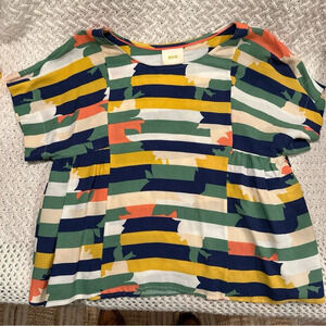 MAEVE BY ANTHROPOLOGIE WOMENS BLOUSE MEDIUM
MULTICOLORED 100% VISCOSA